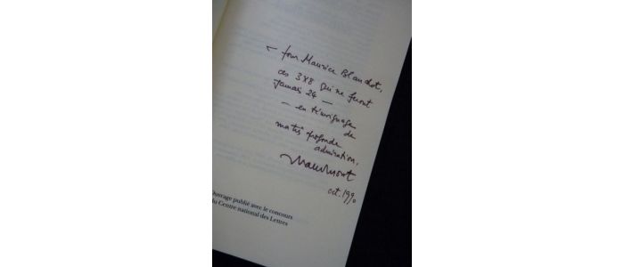 GRANDMONT : Trois fois huit - Autographe, Edition Originale - Edition-Originale.com