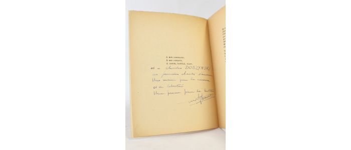GRANET : Une main une pierre - Autographe, Edition Originale - Edition-Originale.com