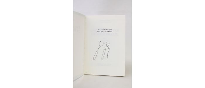 GRASS : Une rencontre en Westphalie - Libro autografato, Prima edizione - Edition-Originale.com