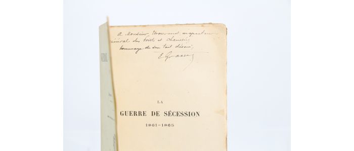GRASSET : La guerre de sécession 1861-1865 - Signed book, First edition - Edition-Originale.com