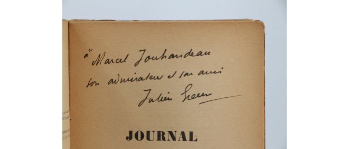 GREEN : Journal 1943-1945, volume IV - Signed book, First edition - Edition-Originale.com