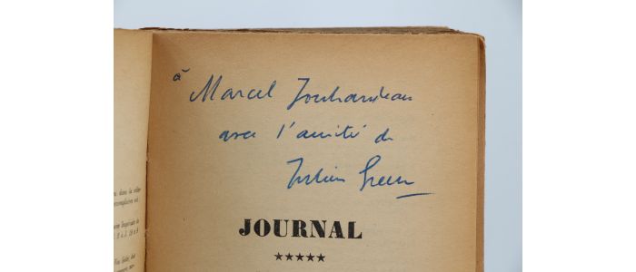 GREEN : Journal 1946-1950, volume V - Signiert, Erste Ausgabe - Edition-Originale.com