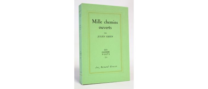 GREEN : Mille chemins ouverts - Edition Originale - Edition-Originale.com