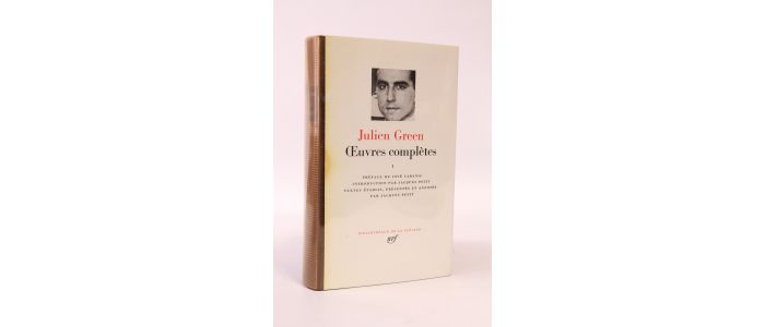 GREEN : Oeuvres complètes, Tome I - Edition-Originale.com