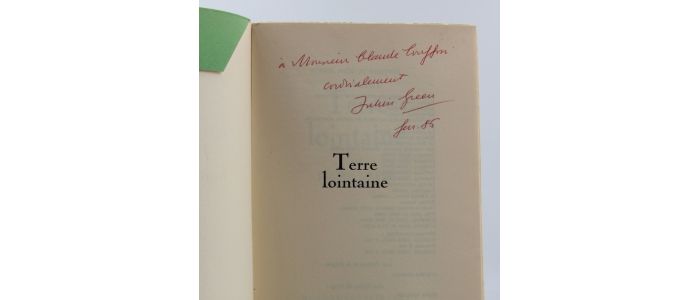 GREEN : Terre lointaine - Libro autografato, Prima edizione - Edition-Originale.com