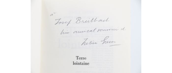 GREEN : Terre lointaine - Signed book, First edition - Edition-Originale.com