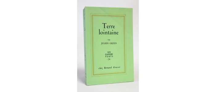 GREEN : Terre lointaine - Edition Originale - Edition-Originale.com