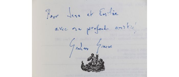 GREENE : Monsignor Quichotte - Autographe, Edition Originale - Edition-Originale.com