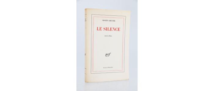 GRENIER : Le silence - Erste Ausgabe - Edition-Originale.com