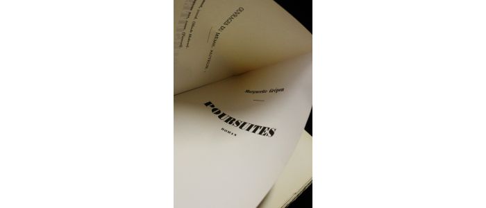 GREPON : Poursuites - Erste Ausgabe - Edition-Originale.com