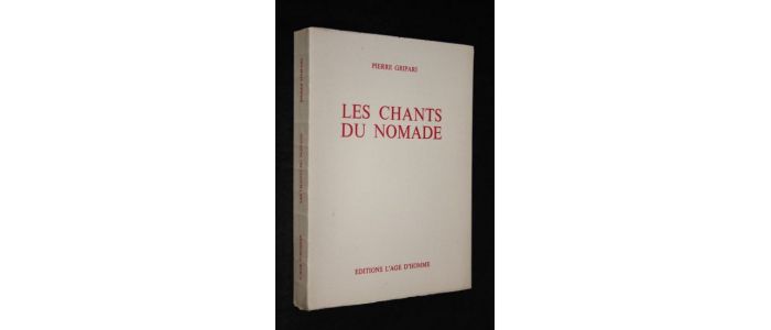 GRIPARI : Les chants du nomade - Erste Ausgabe - Edition-Originale.com
