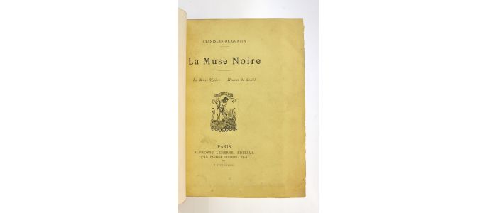 GUAITA : La muse noire - Erste Ausgabe - Edition-Originale.com