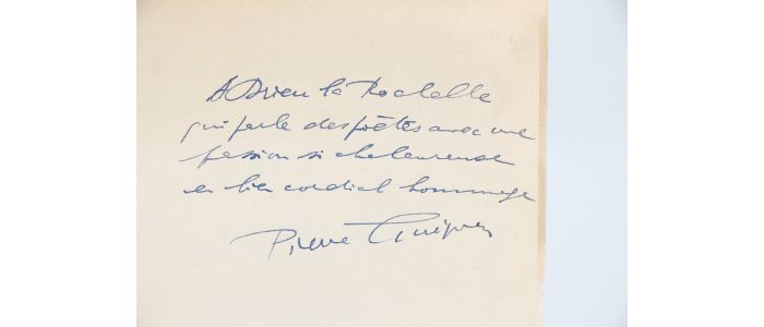 GUEGUEN : Eve, poêmes - Exemplaire de Pierre Drieu la Rochelle - Autographe, Edition Originale - Edition-Originale.com