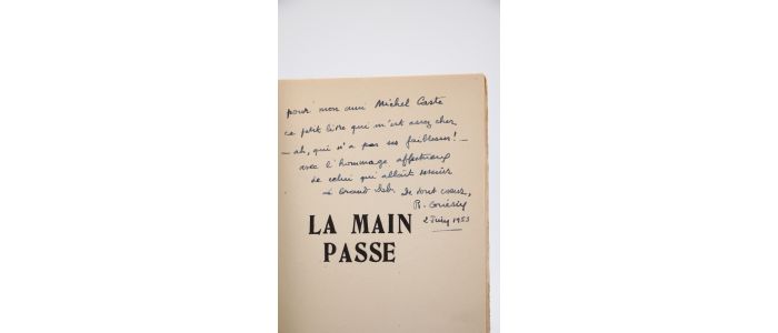GUERIN : La Main passe - Autographe, Edition Originale - Edition-Originale.com