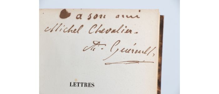 GUEROULT : Lettres sur l'Espagne - Signiert, Erste Ausgabe - Edition-Originale.com