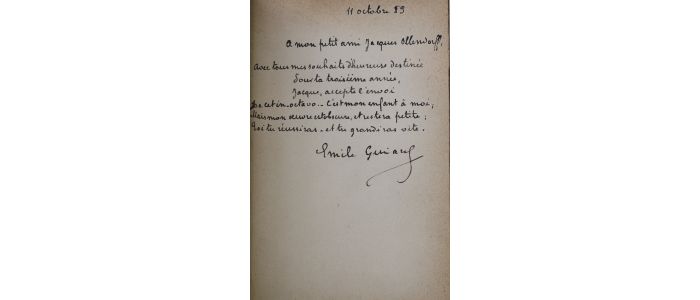GUIARD : Livingstone. - Volte-face. - La mouche. - Mon fils - Libro autografato, Prima edizione - Edition-Originale.com