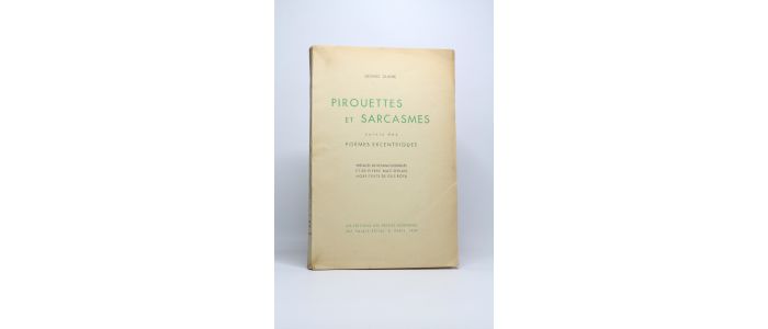 GUIERRE : Pirouettes et sarcasmes suivis de poèmes excentriques - Erste Ausgabe - Edition-Originale.com