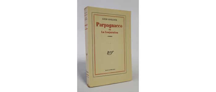 GUILLOUX : Parpagnacco ou la conjuration - Edition Originale - Edition-Originale.com