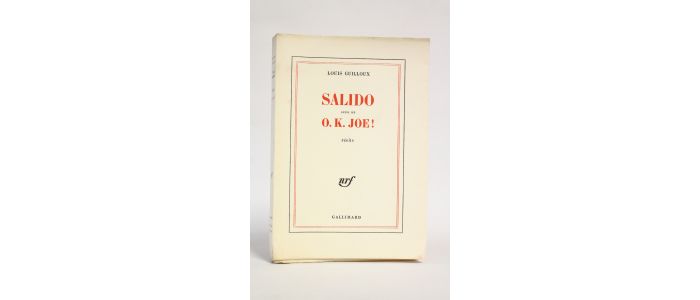 GUILLOUX : Salido suivi de O.K. Joe! - Edition Originale - Edition-Originale.com