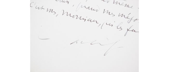 GUITRY : Poème autographe signé adressé à Paul Valéry accompagnant un envoi de tabac - Signed book, First edition - Edition-Originale.com