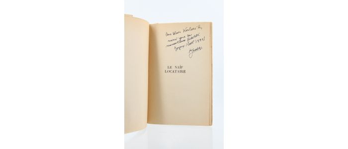 GUTH : Le Naïf Locataire - Autographe, Edition Originale - Edition-Originale.com