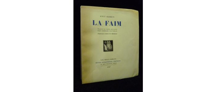 HAMSUN : La faim - Edition-Originale.com
