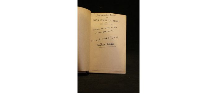 HECQUET : Bons pour la mort ou les trop purs - Signed book, First edition - Edition-Originale.com