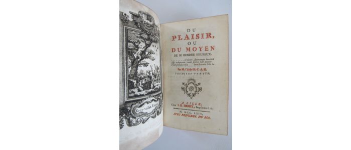HENNEBERT : Du plaisir, ou du moyen de se rendre heureux. Par M. l'abbé H.C.A.H. - First edition - Edition-Originale.com