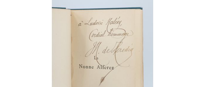 HEREDIA : La nonne Alfarez - Autographe, Edition Originale - Edition-Originale.com