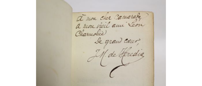 HEREDIA : Véridique histoire de la conquête de la Nouvelle Espagne - Signed book, First edition - Edition-Originale.com