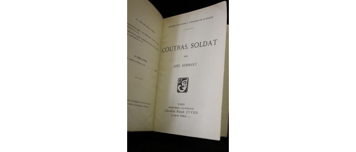 HERMANT : Coutras soldat - Prima edizione - Edition-Originale.com