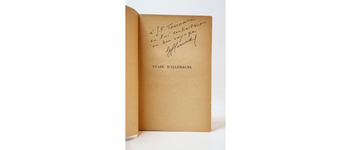 HERMENT : Evadé d'Allemagne - Signed book, First edition - Edition-Originale.com