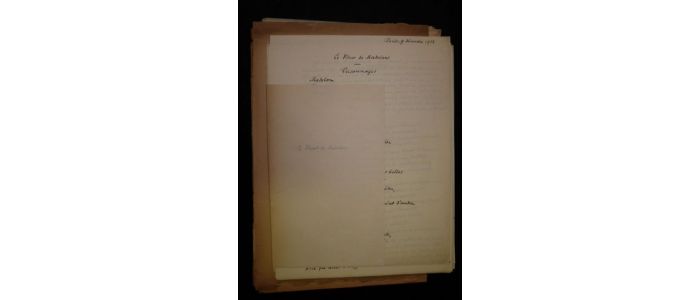 HEROLD : Le Dîner de Madelon 1933-1934 - Autographe, Edition Originale - Edition-Originale.com