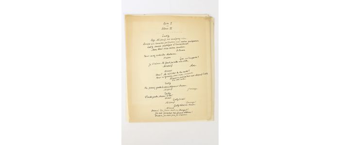 HEROLD : Manuscrits et tapuscrits autographes de Zadig - Signiert, Erste Ausgabe - Edition-Originale.com