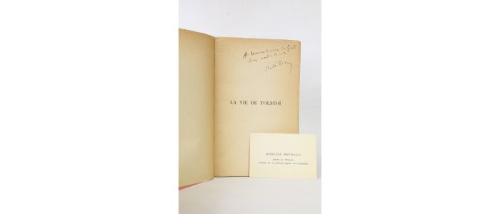 HOFMANN : La vie de Tolstoï - Signed book, First edition - Edition-Originale.com