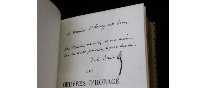 HORACE : Oeuvres - Signed book, First edition - Edition-Originale.com