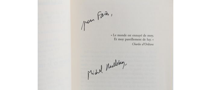 HOUELLEBECQ : La Carte et le Territoire - Autographe - Edition-Originale.com