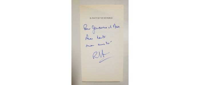 HUE : Il faut qu'on se parle - Signed book, First edition - Edition-Originale.com