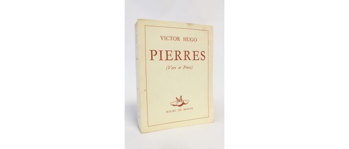 HUGO : Pierres (vers et prose) - Prima edizione - Edition-Originale.com