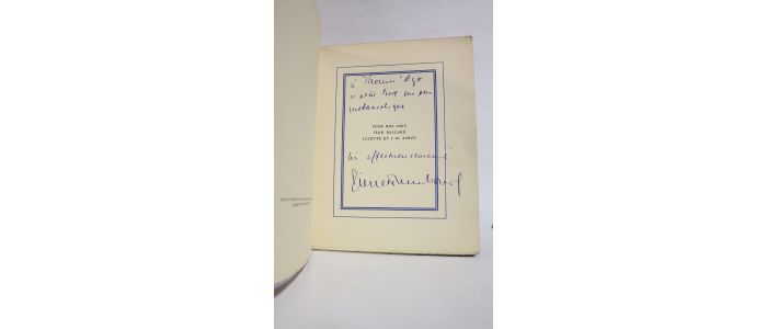 HUMBOURG : Le boy de sa majesté - Autographe, Edition Originale - Edition-Originale.com