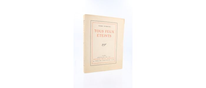 HUMBOURG : Tous feux éteints - First edition - Edition-Originale.com