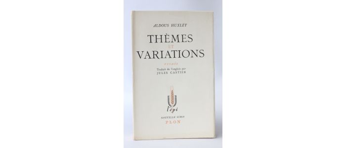 HUXLEY : Thèmes et variations - Prima edizione - Edition-Originale.com