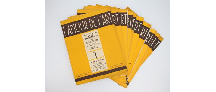 HUYGHE : L'Amour de l'Art. - Quatorzième Année complète du N°1 au N°10 - Prima edizione - Edition-Originale.com