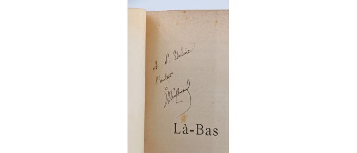 HUYSMANS : Là-bas - Autographe, Edition Originale - Edition-Originale.com