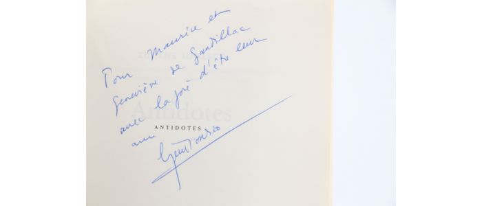 IONESCO : Antidotes - Signiert, Erste Ausgabe - Edition-Originale.com