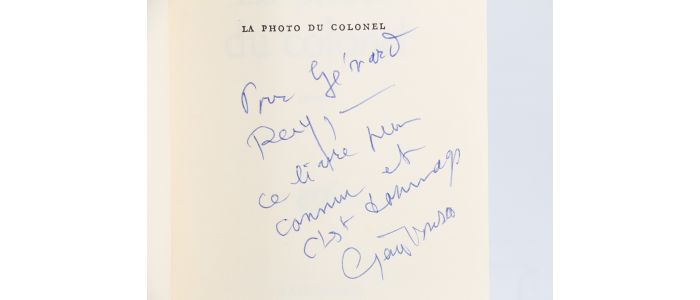 IONESCO : La photo du colonel - Autographe - Edition-Originale.com