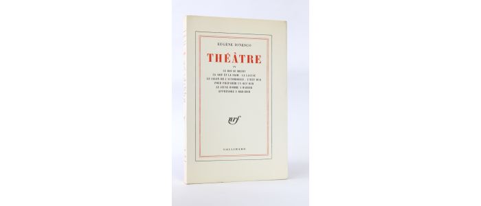 IONESCO : Théâtre IV - Edition Originale - Edition-Originale.com