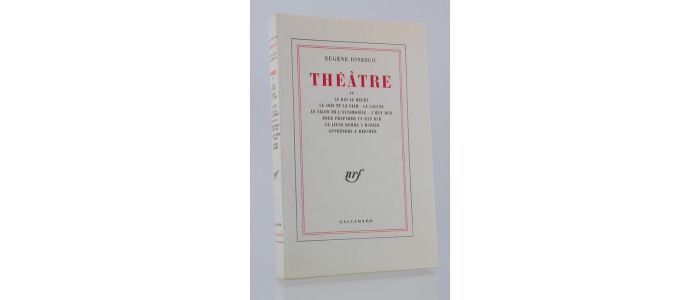 IONESCO : Théâtre IV - Prima edizione - Edition-Originale.com
