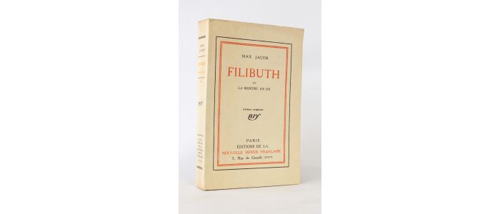 JACOB : Filibuth ou la montre en or - Erste Ausgabe - Edition-Originale.com