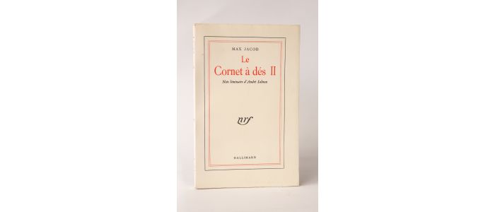 JACOB : Le cornet à dés II - Edition Originale - Edition-Originale.com
